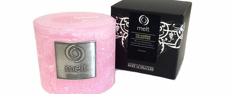 Carnation scented candles