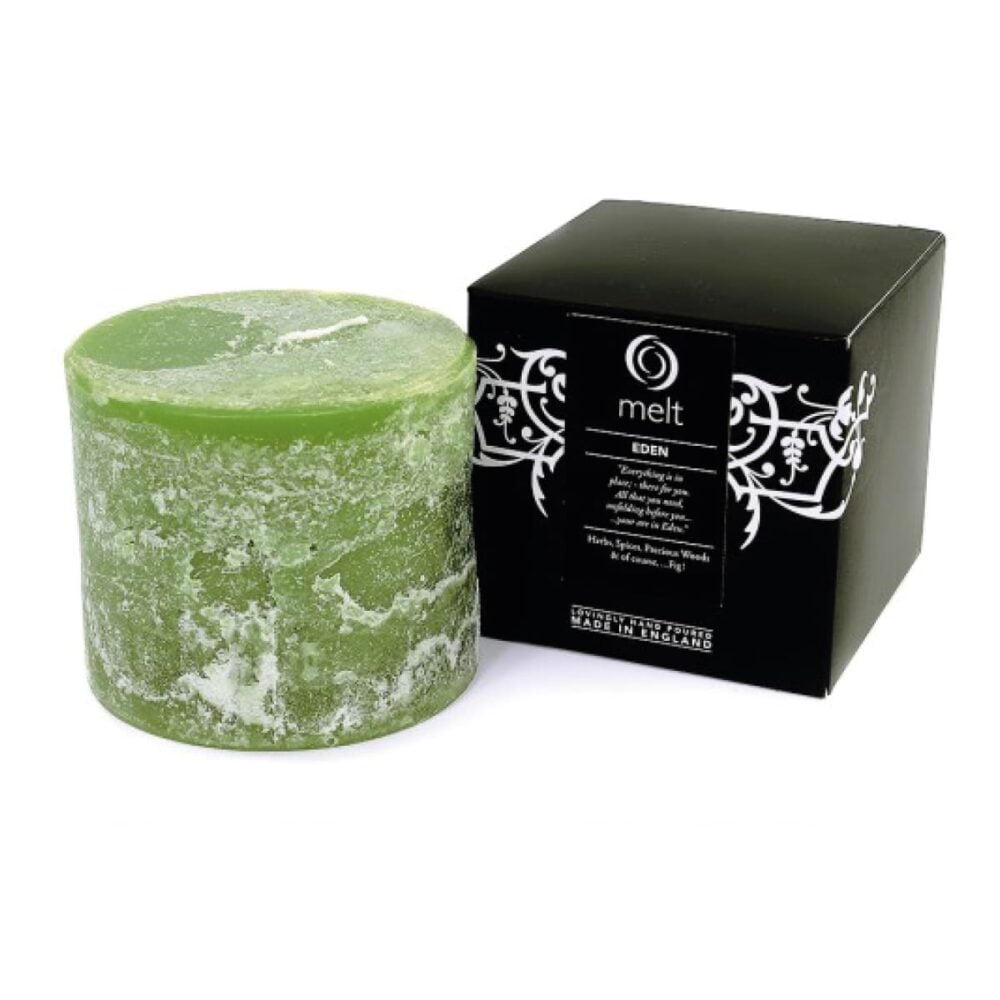 Eden Short & Fat Scented Candle