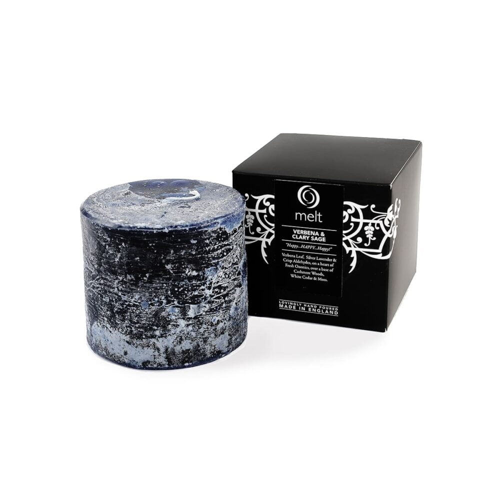Verbena & Clary Sage Short & Fat Scented Candle
