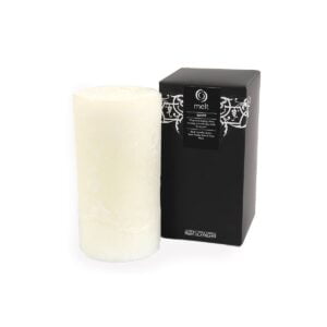 White Tall & Fat Scented Candle