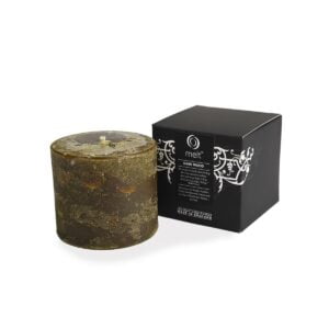 Dark Wood Short & Fat Scented Candle