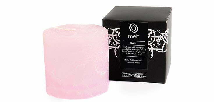 blush scented candle