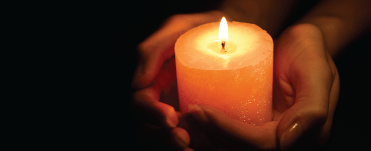 candle low light romance