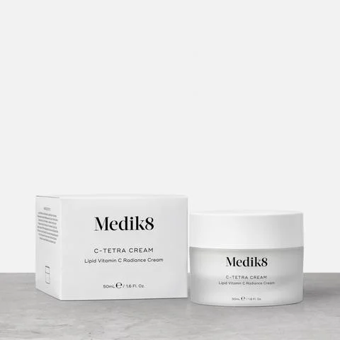 medik8 lipid vitamin c C-Tetra Luxe - Balancing Serum For Face - Smooths Fine Lines and Wrinkles - Face Serum with Squalane - Vegan and Gluten Free a stabilized C-Tetra Antioxidant Vitamin C Serum