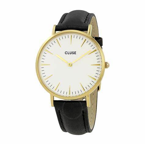 Cluse Gold Tone Ladies Watch (In Leather Pouch)