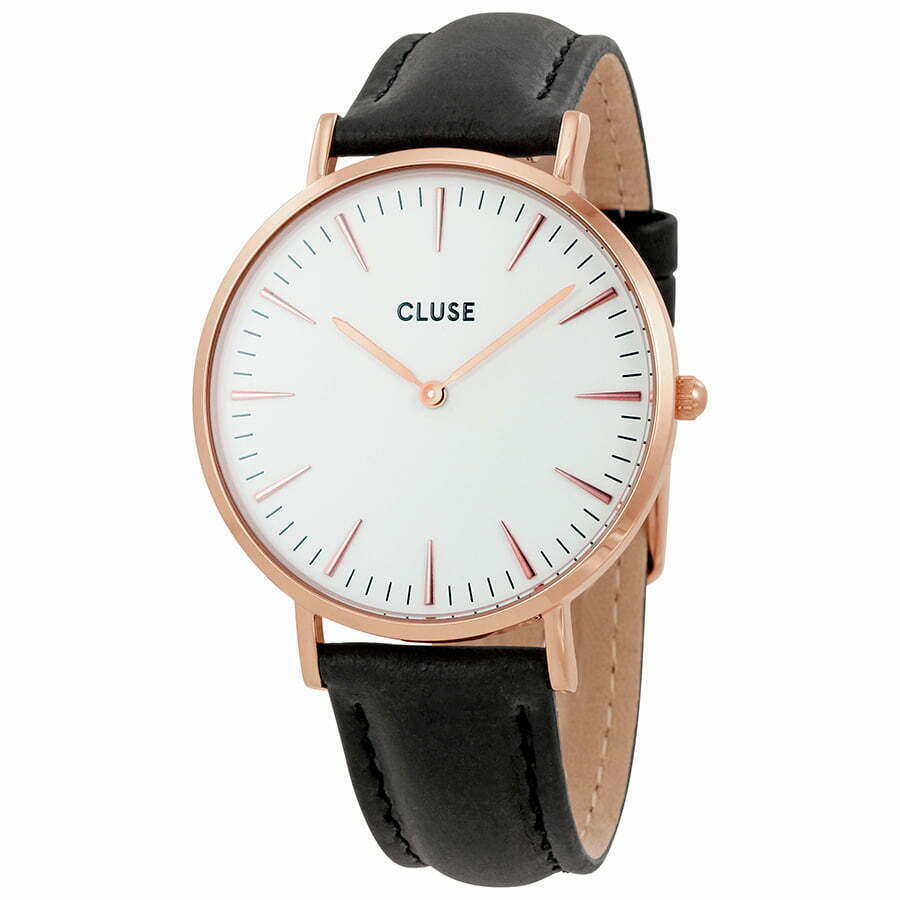 Cluse Rose Gold-Tone Ladies Watch (In Leather Pouch)