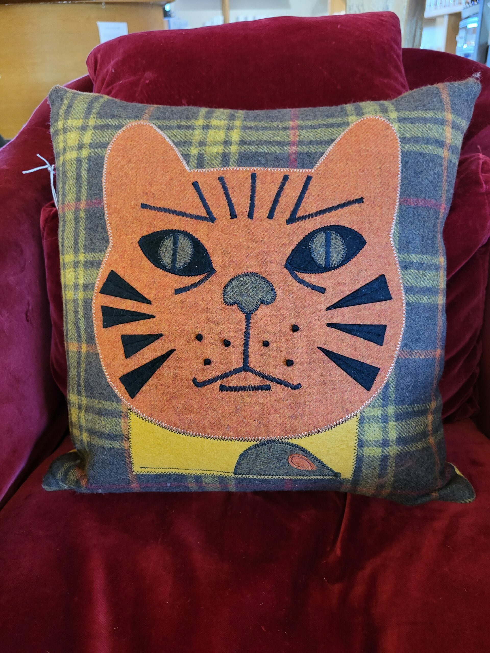 Country House Interiors Cat Cushion - 2 left