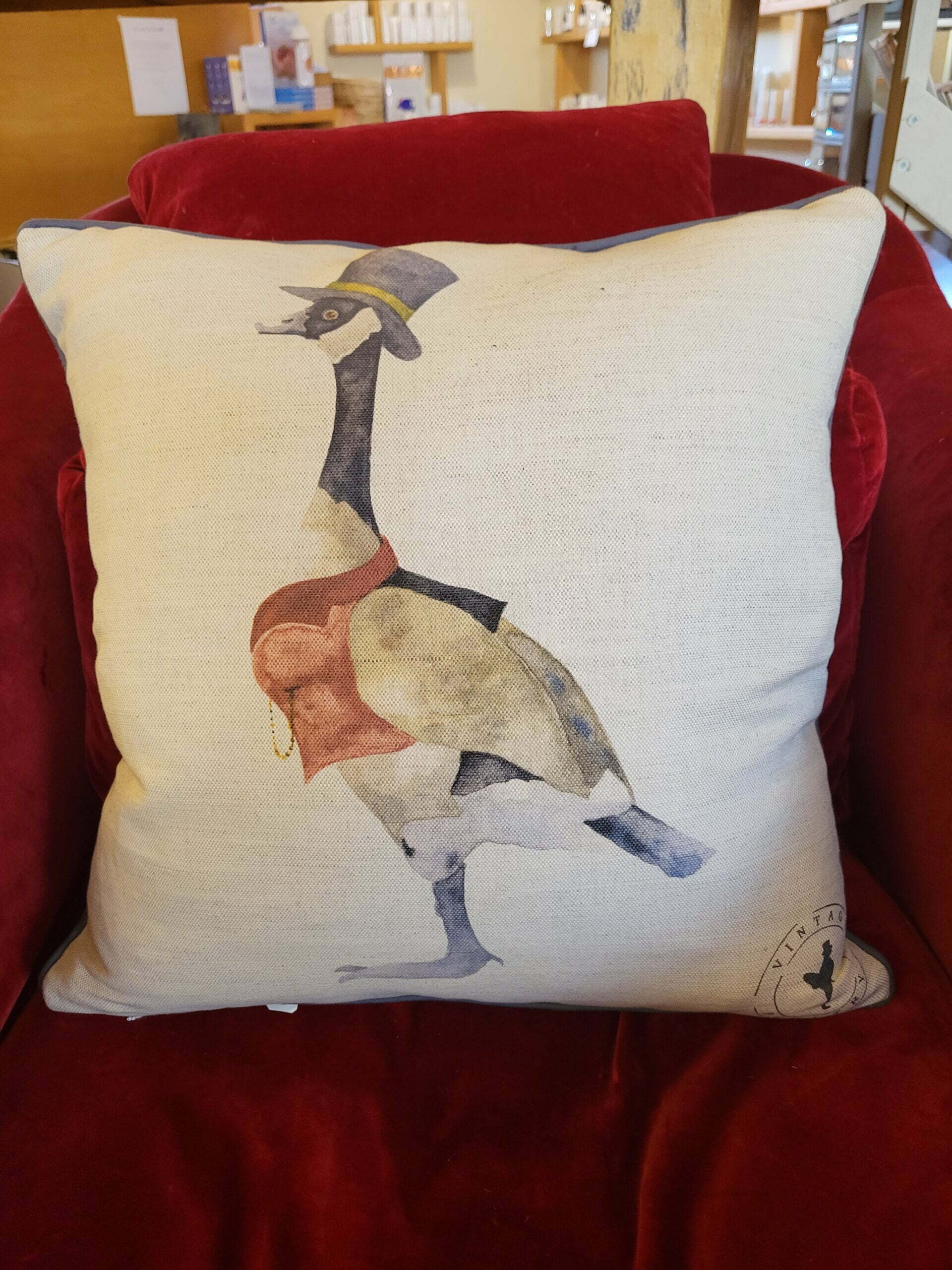 Cushion by Vintage Poultry Duck Feather Filled  - Last One